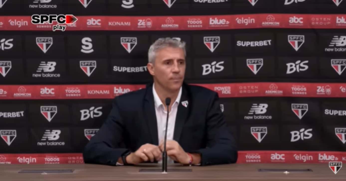 São Paulo recebe veredito de Crespo (Foto: São Paulo TV)