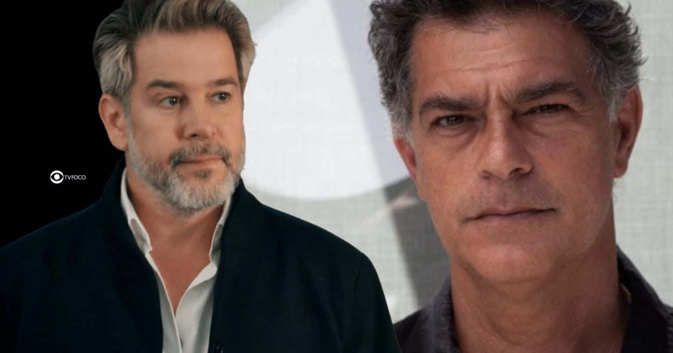 Ferette e Rogério em Três Graças (Foto: Reprodução / Globo / Montagem TV Foco)