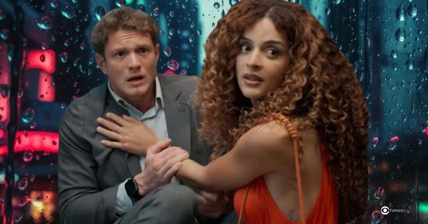 Leonardo e Viviane em Três Graças (Foto: Reprodução / Globo / Montagem TV Foco)