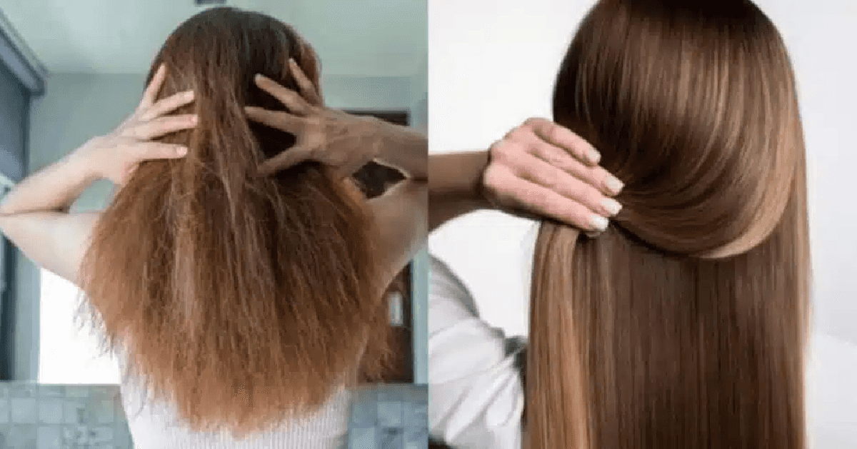 Cabelos antes e depois dos cuidados para fazer progressiva durar (Foto: Freepik)