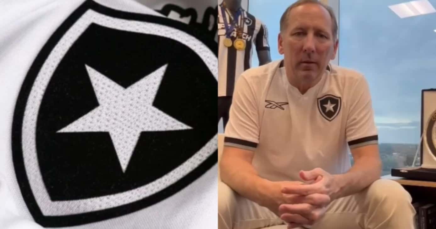 John Textor e Botafogo - Montagem/TV FOCO