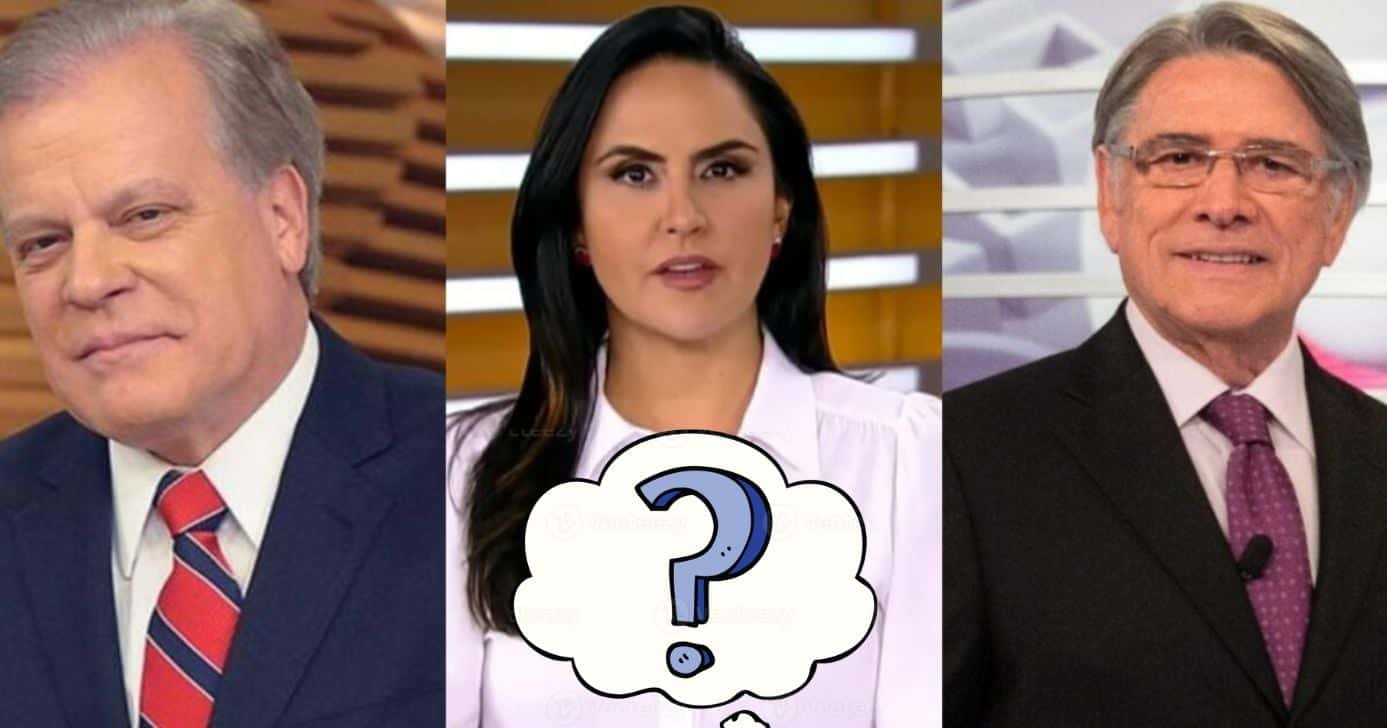 Barbudo, longe da TV e irreconhecíveis: Chico Pinheiro, Sérgio Chapelin e Carla Cecato vivem assim em 2025 (Foto Reprodução/Montagem/TV Foco/Canva/Paola)