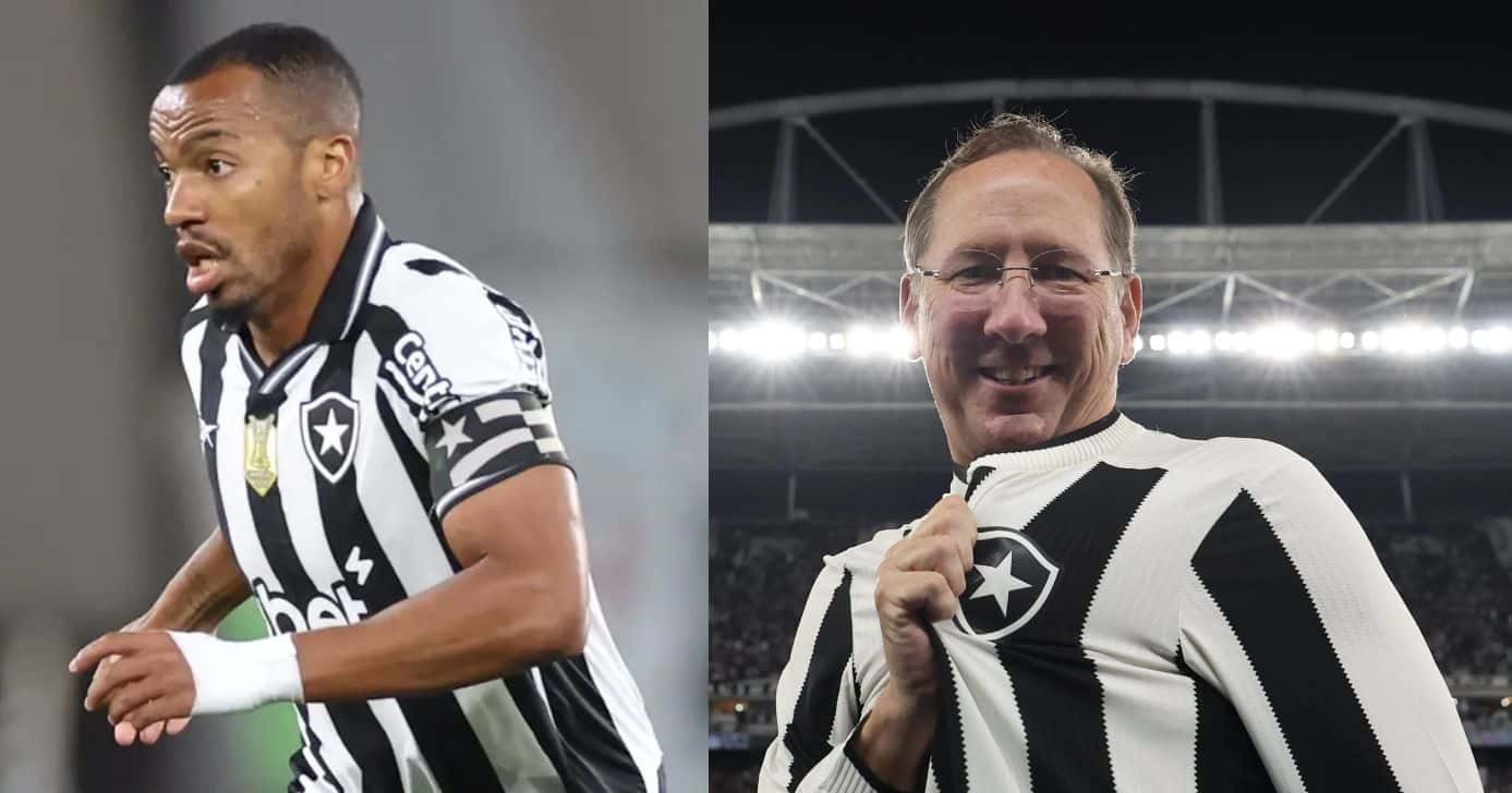 Volante do Botafogo comunica Textor que quer jogar no Palmeiras em 2026 (Foto Reprodução/Montagem/TV Foco/Vítor Silva/Botafogo)Volante do Botafogo comunica Textor que quer jogar no Palmeiras em 2026 (Foto Reprodução/Montagem/TV Foco/Vítor Silva/Botafogo)