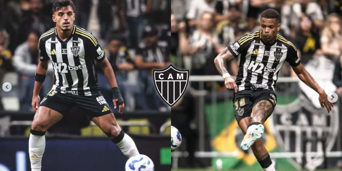 Foto - Montagem TV Foco/ Reprodução Instagram @gabrielmenino00 & @caiopaulista98