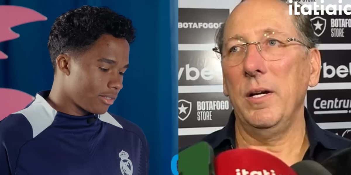 Foto - Montagem TV Foco/ Reprodução Youtube - Real Madrid & Botafogo TV