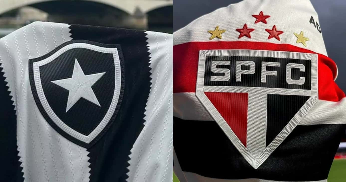 Botafogo e São Paulo (Foto: Reprodução/ Internet)