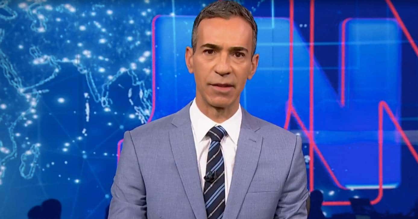 César Tralli no Jornal Nacional (Foto: Reprodução / Globo)