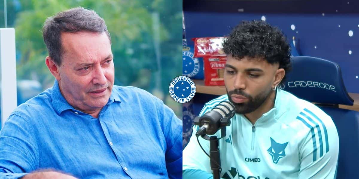 Foto - Montagem TV Foco/ Reprodução Youtube - Cruzeiro Cast