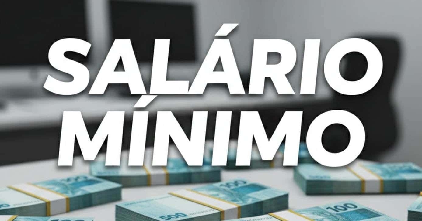 Ilustração salário mínimo (Foto: Montagem TV Foco / GMN)