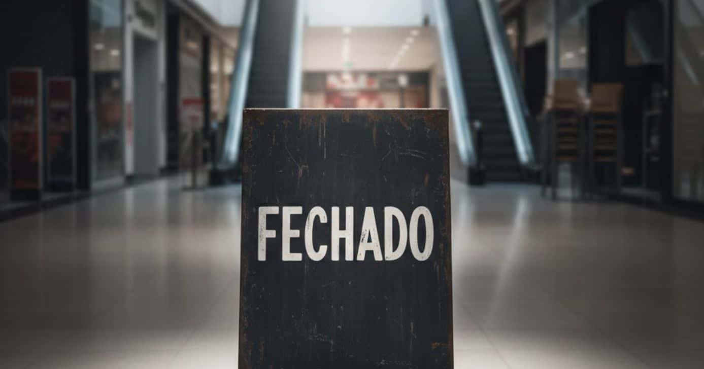 Ilustração shopping fechado (Foto: Montagem TV Foco / GMN)