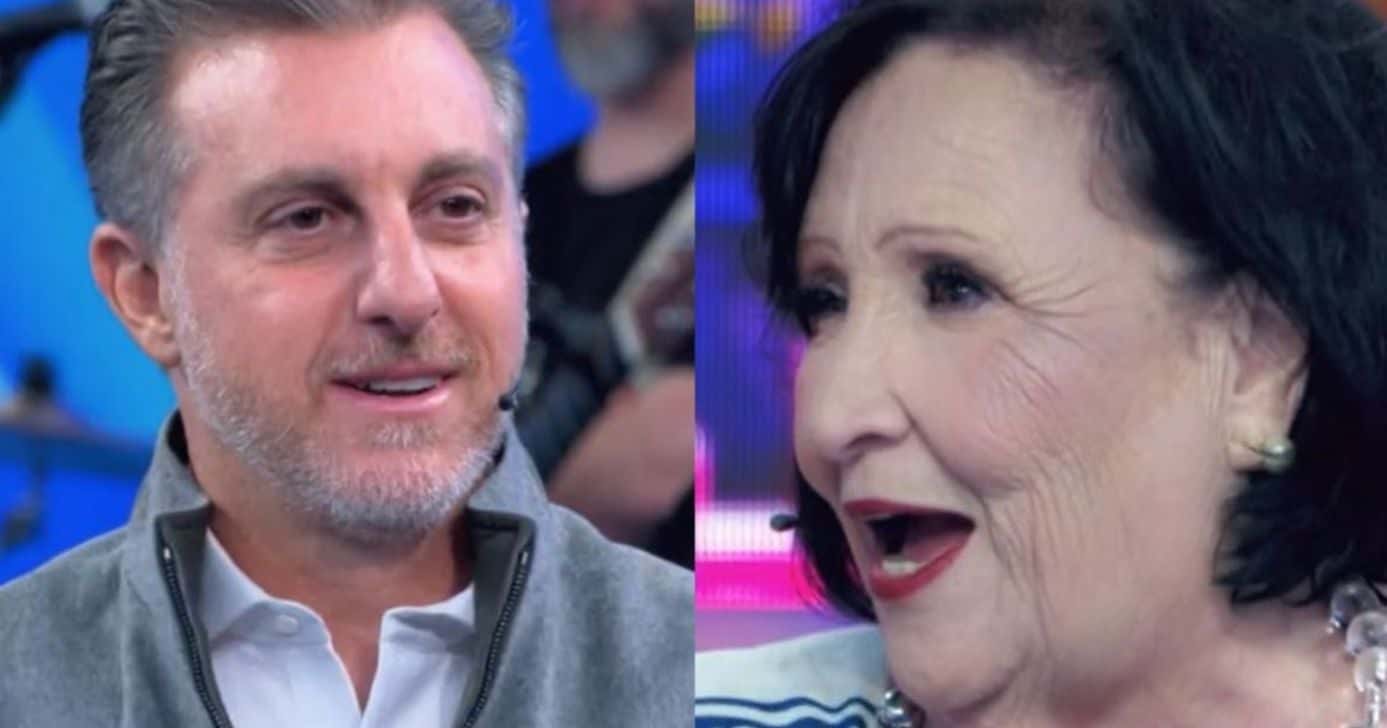 Luciano Huck / Dona Déa Lúcia - Fotos: GLOBO