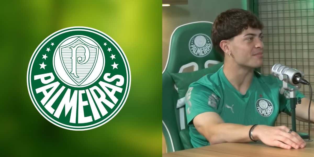 Foto - Montagem TV Foco/ Reprodução Youtube - Palmeiras TV