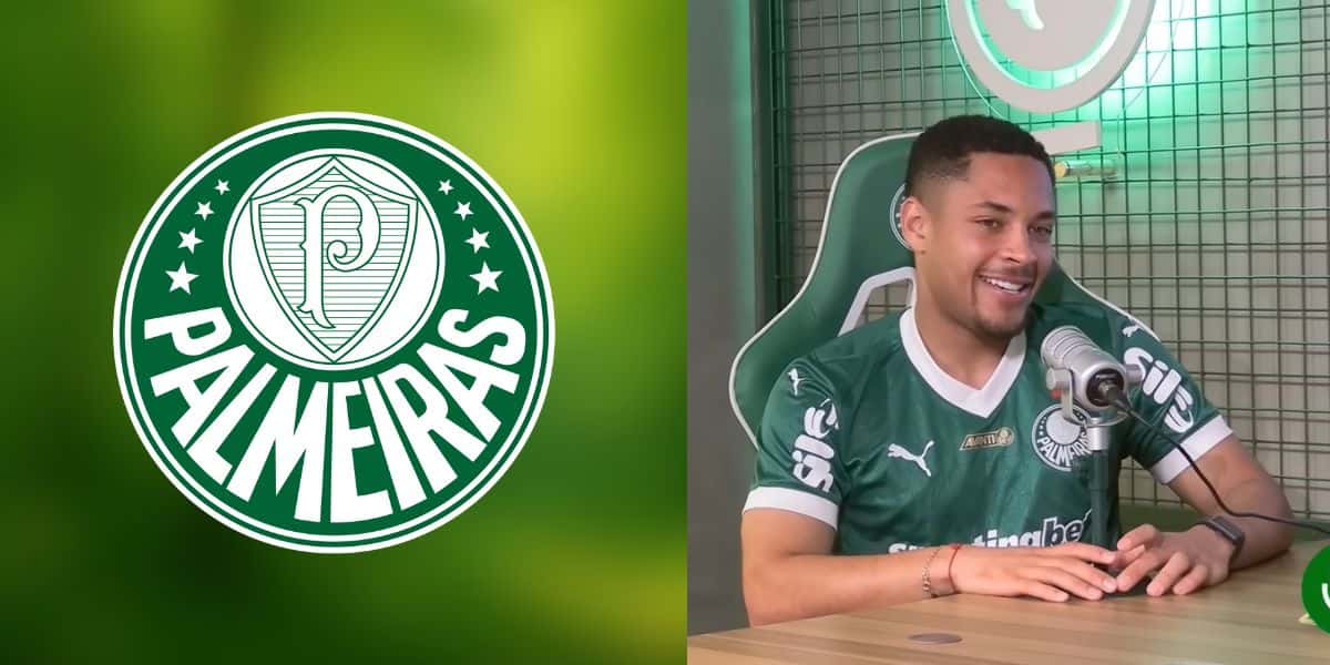 Foto - Montagem TV Foco/ Reprodução Youtube - TV Palmeiras