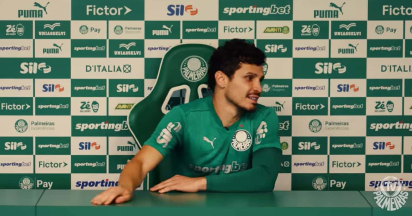 Palmeiras pode vender Veiga (Foto: Palmeiras TV)