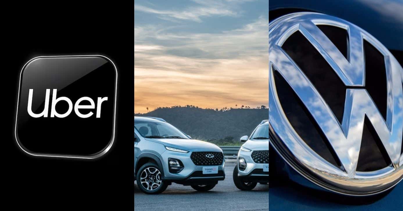 5 carros 0km mais baratos aceitos no Uber Black - Foto: Montagem