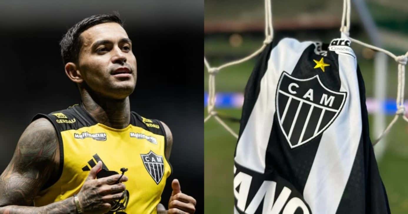 Atlético-MG define sobre rescisão de Dudu após 7 meses - Montagem/Instagram