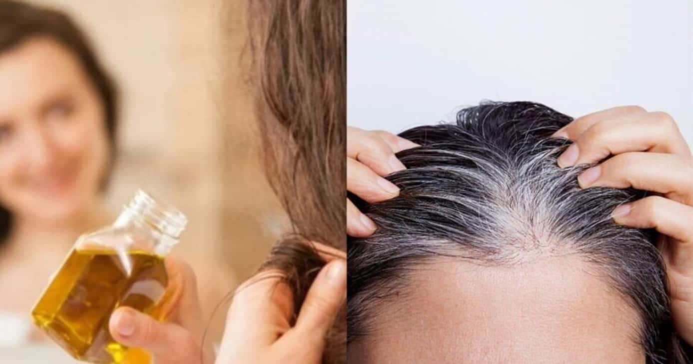 Óleo natural acaba com o cabelo grisalho e reverte até o último fio branco - Montagem/TV FOCO