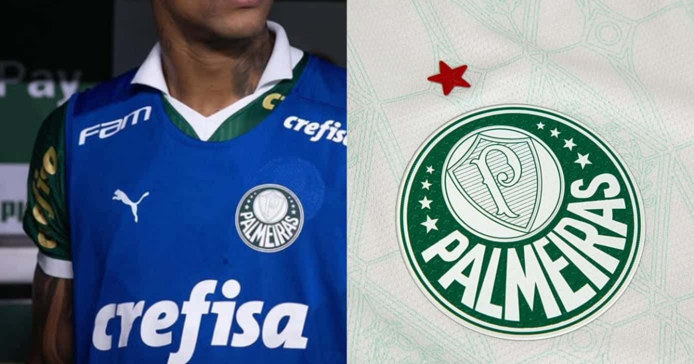 Informe do Palmeiras comunica decisão de Leila sobre saída de lateral - Montagem/TV FOCO