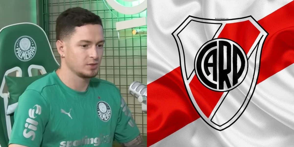 River Plate está interessado em Aníbal Moreno (Reprodução: TV Palmeiras)