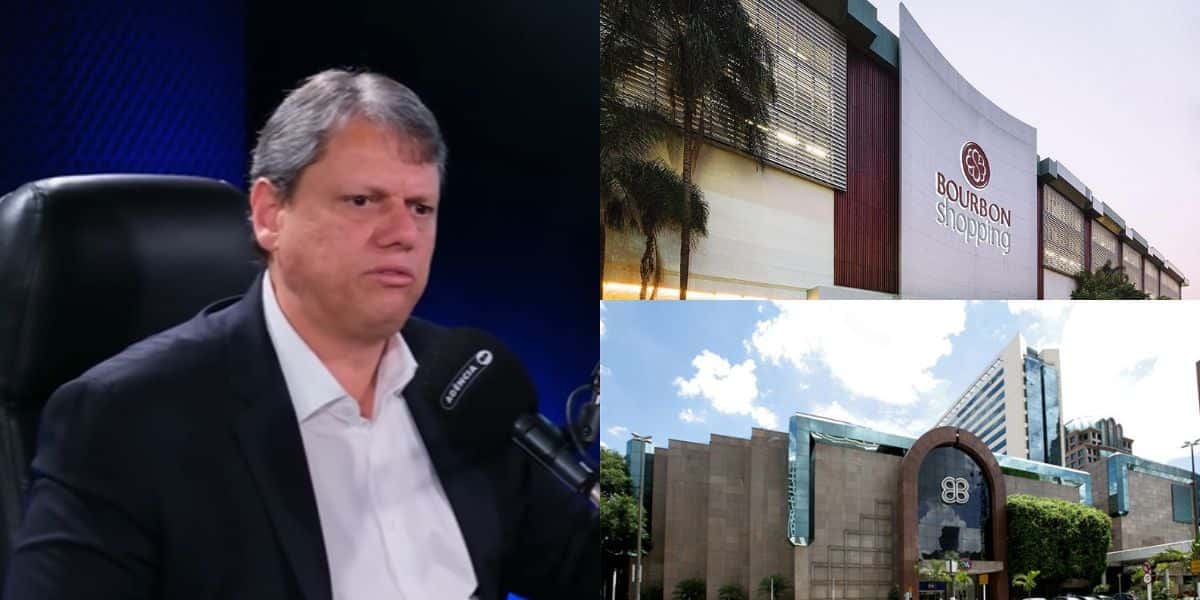 Tarcísio de Freitas sancionou lei que traz obrigação aos shoppings (Reprodução: Agência SP / Youtube)