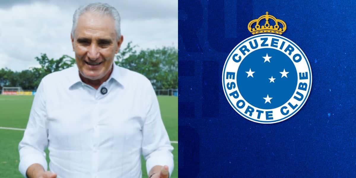 Tite / Logo do Cruzeiro - (Reprodução: Youtube)