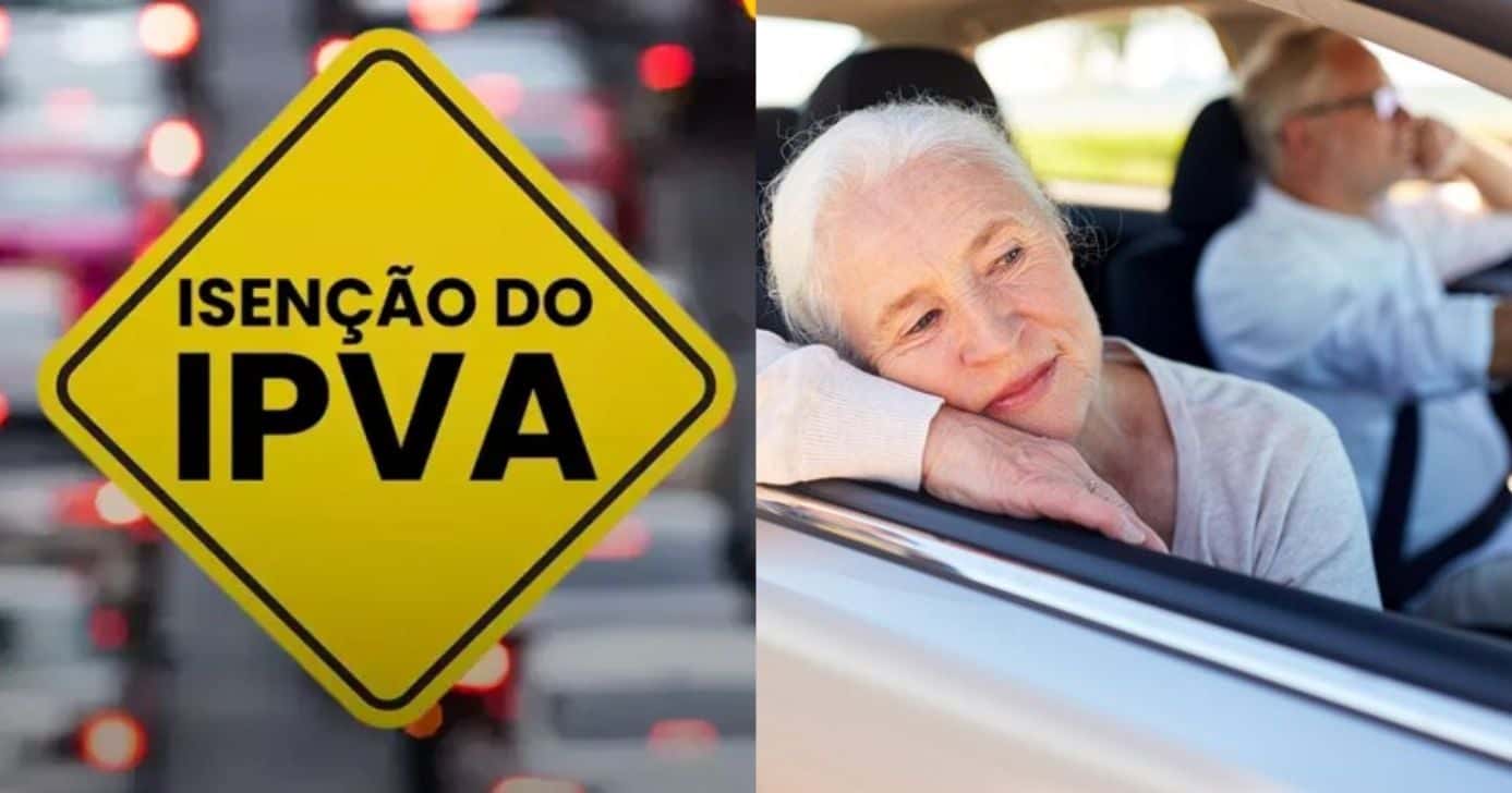 Isenção do IPVA para idosos em 2027: Regras em vigor e quem tem direito (Foto Reprodução/Montagem/TV Foco/Canva/Paola)
