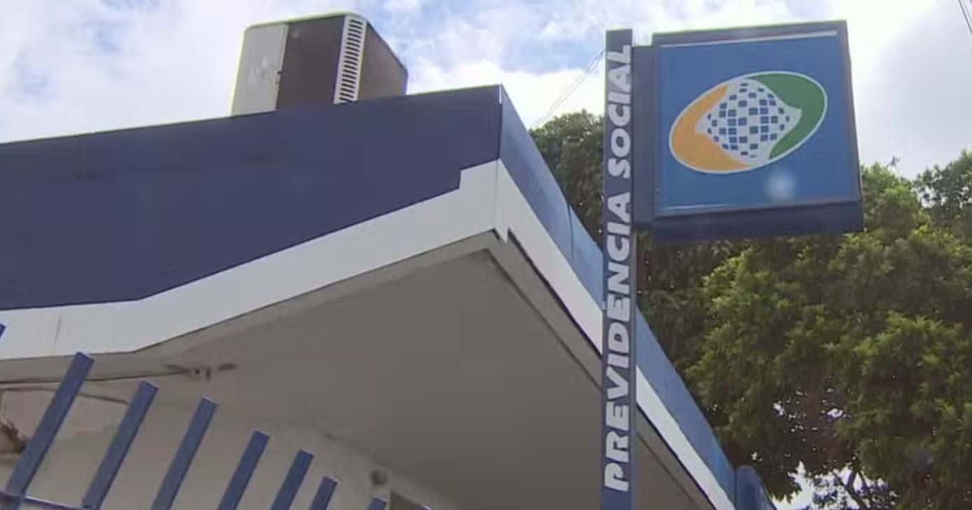 Agência da Previdência Social (Foto: Reprodução / Jornal Nacional / Globo)