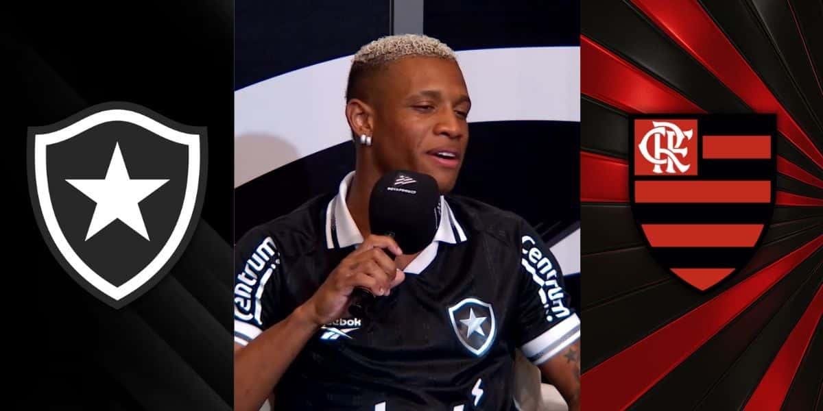 Foto - Montagem TV Foco/ Reprodução Youtube - Botafogo TV