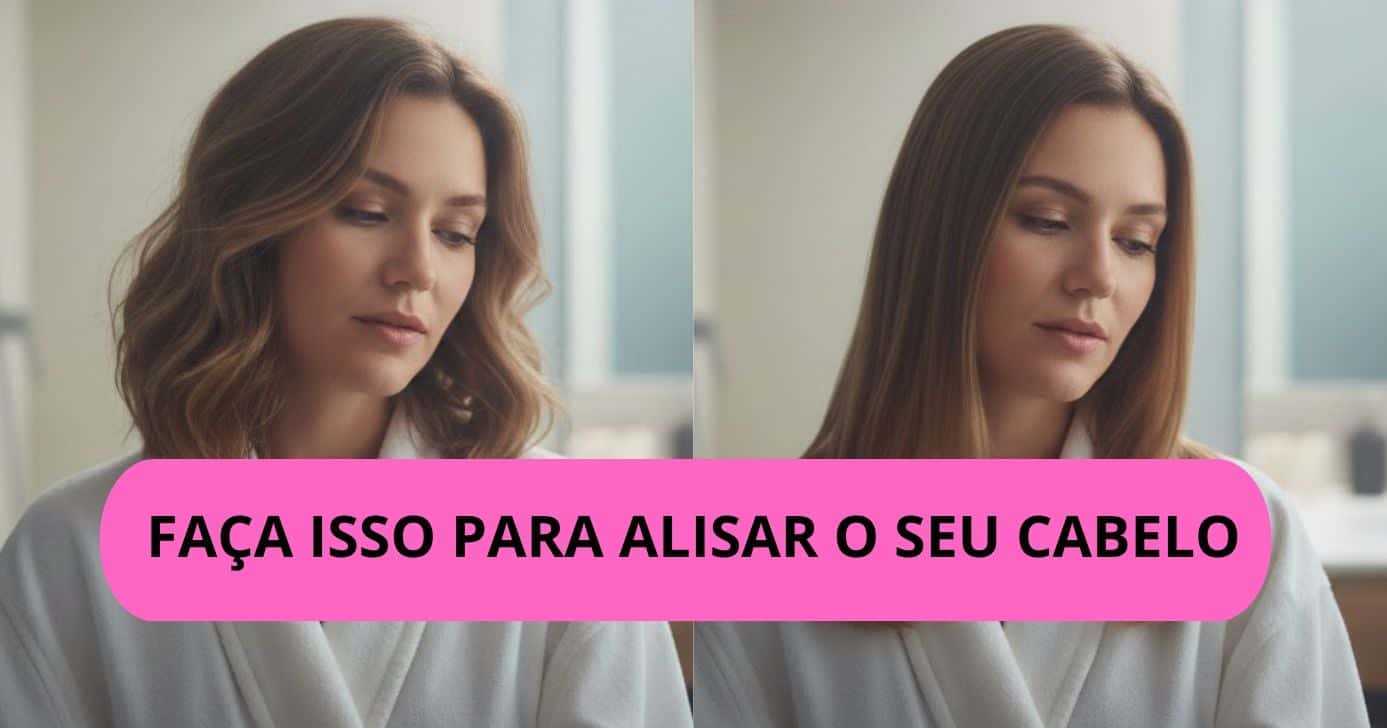 Cabelo ondulado e liso (Foto: Montagem TV Foco / GMN)