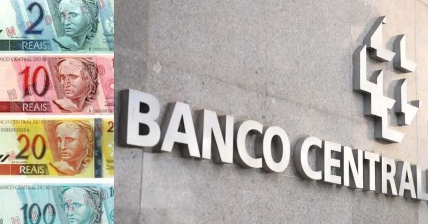 Cédulas real e Banco Central (Fotos: Reproduções / Globo)