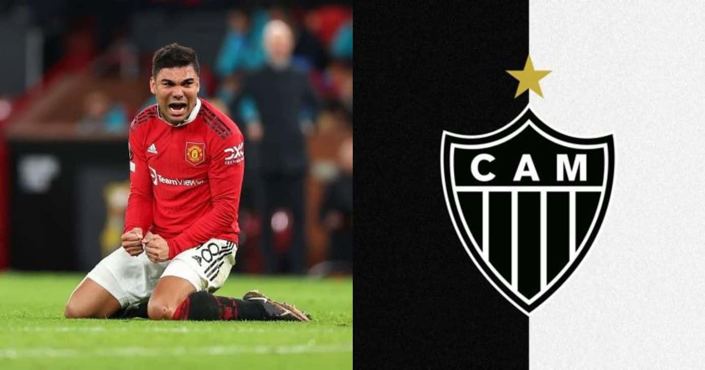 Casemiro tem contrato armado no Atlético-MG - Montagem/TV FOCO