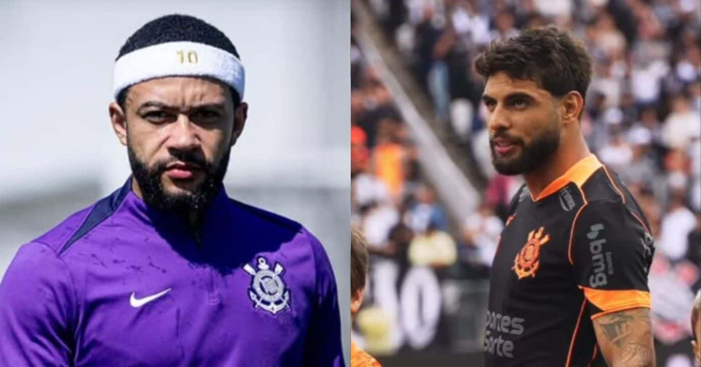 Yuri Alberto e Depay saindo do Corinthians para jogar na Europa tem decisão e - Montagem/TV FOCO
