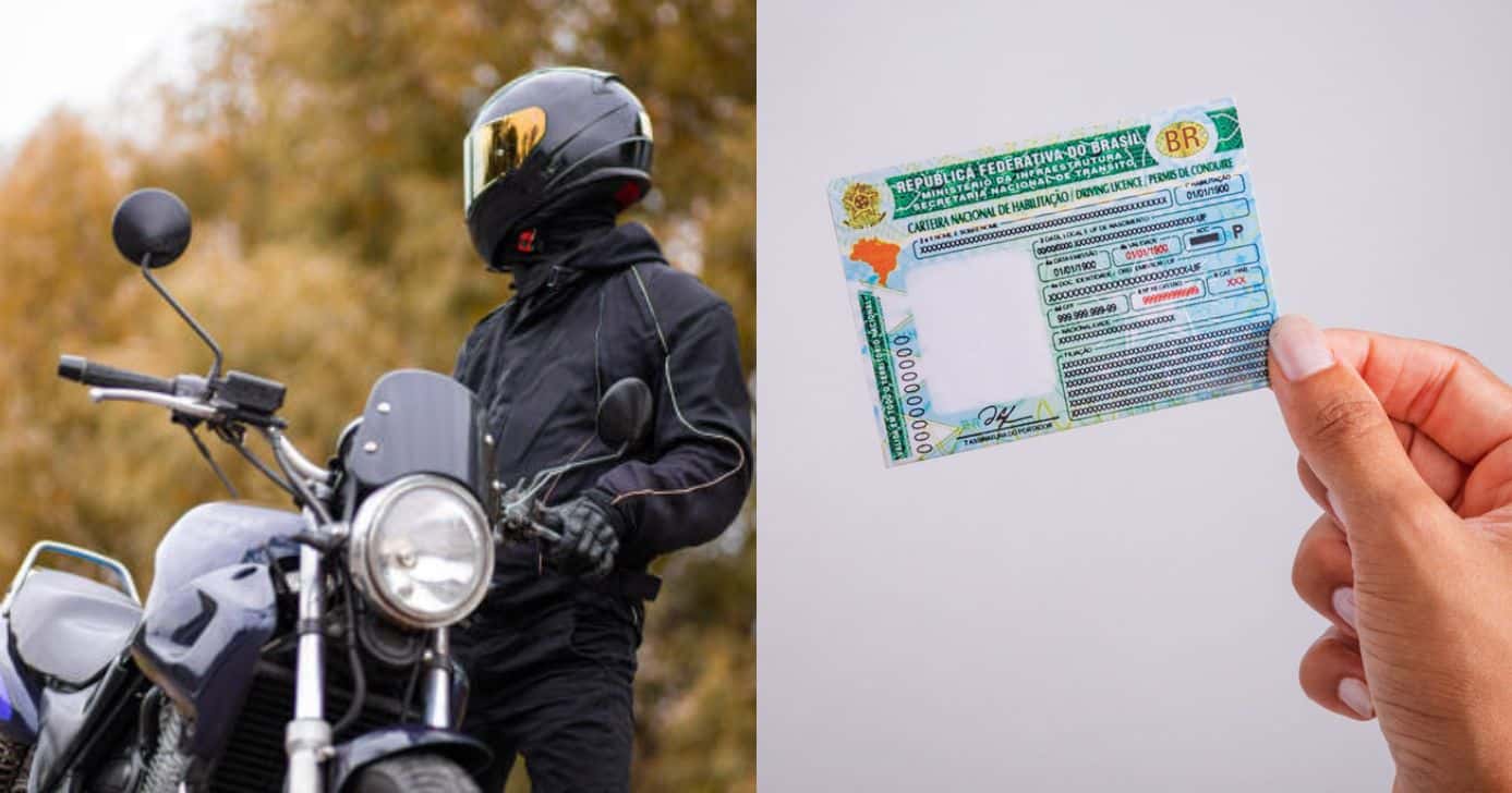 Lei de trânsito traz 3 infrações que suspendem a CNH dos donos de moto - Montagem/TV FOCO