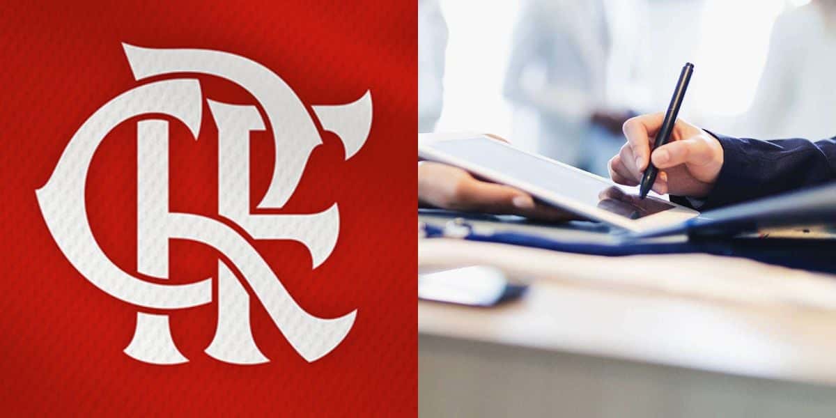 Flamengo assina contrato com meio-campista de R$350M (Reprodução: Montagem TV Foco)