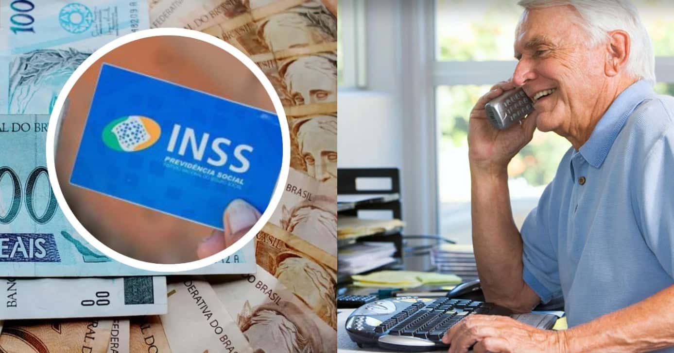 INSS/ idoso ao telefone (Foto: Divulgação)