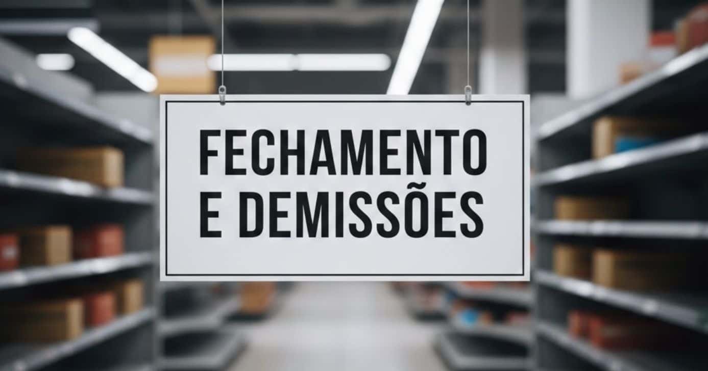 Ilustração supermercado fechado (Foto: Montagem TV Foco / GMN)