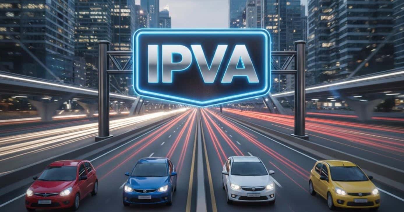 Ilustrações carros e IPVA (Foto: Montagem TV Foco / GMN)