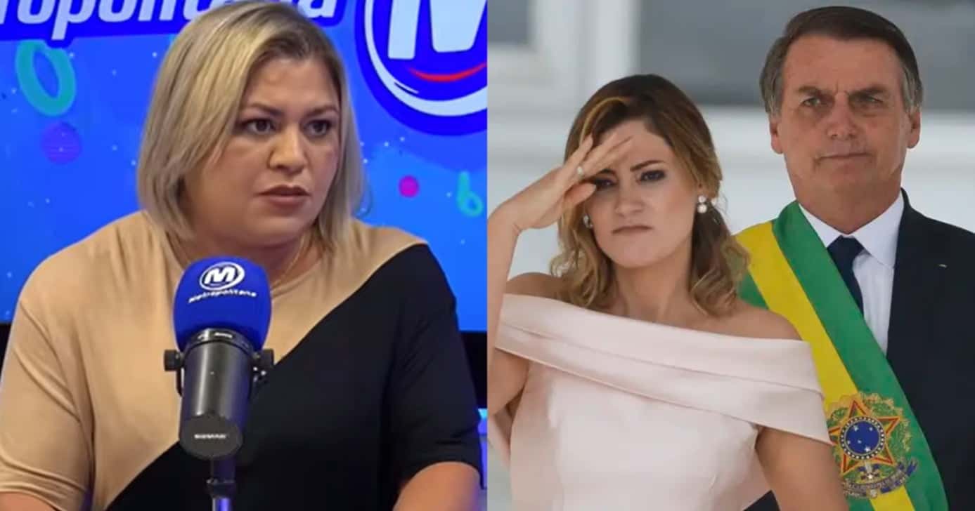 Lene Sensitiva, Michelle e Bolsonaro (Foto: Reprodção/ Chupim Metropolitana - YouTube/ Marcelo Camargo/Agência Brasil)
