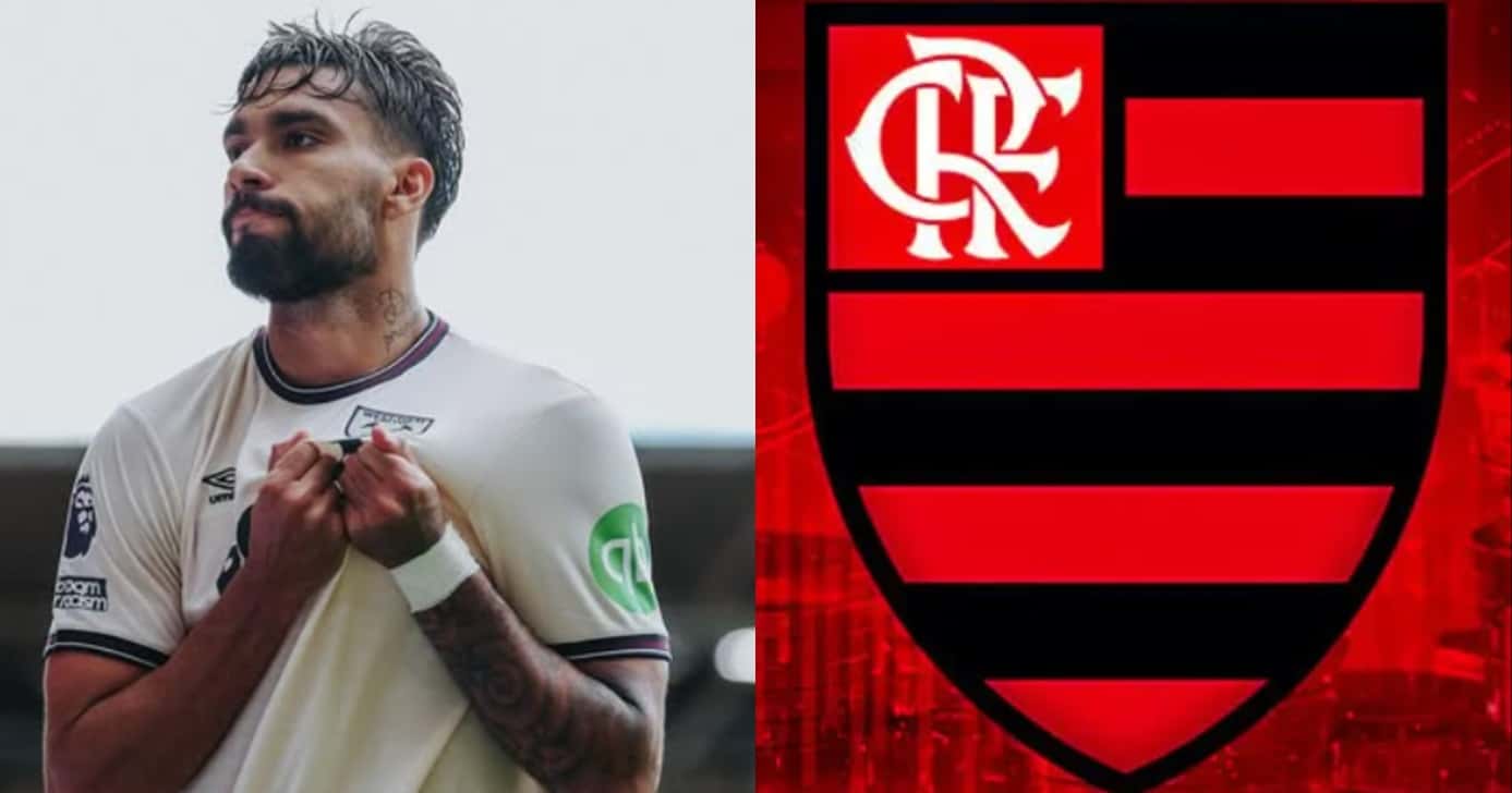 Lucas Paquetá e Flamengo (Foto: Reprodução/ @lucaspaqueta - @westham)