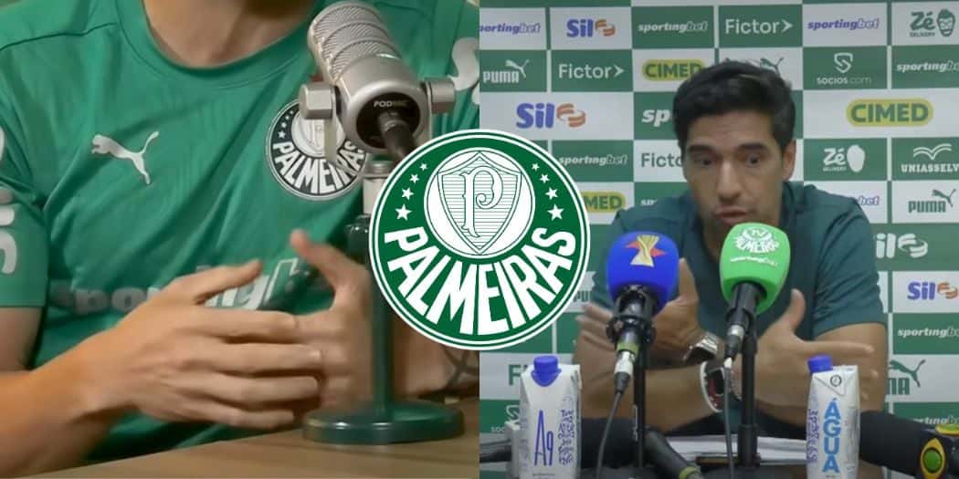 Foto - Montagem TV Foco/ Reprodução Youtube - TV Palmeiras