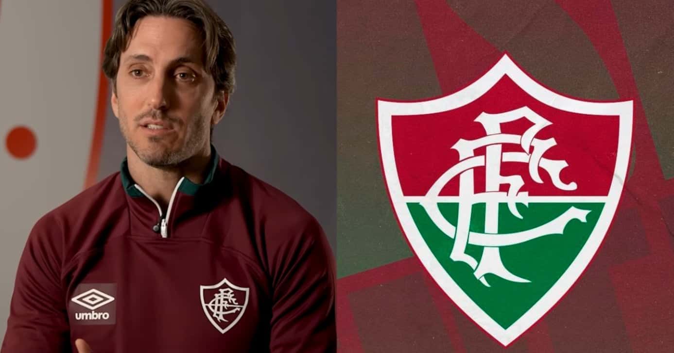 Zubeldía e Fluminense (Foto: Reprodução/ Fluminense Football Club - YouTube/ Internet)