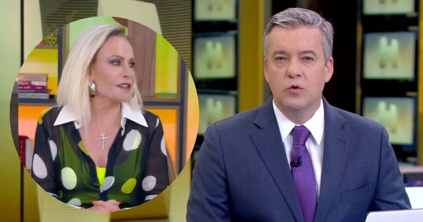 Ana Maria e Roberto Kovalick (Foto: Reprodução / Globo)