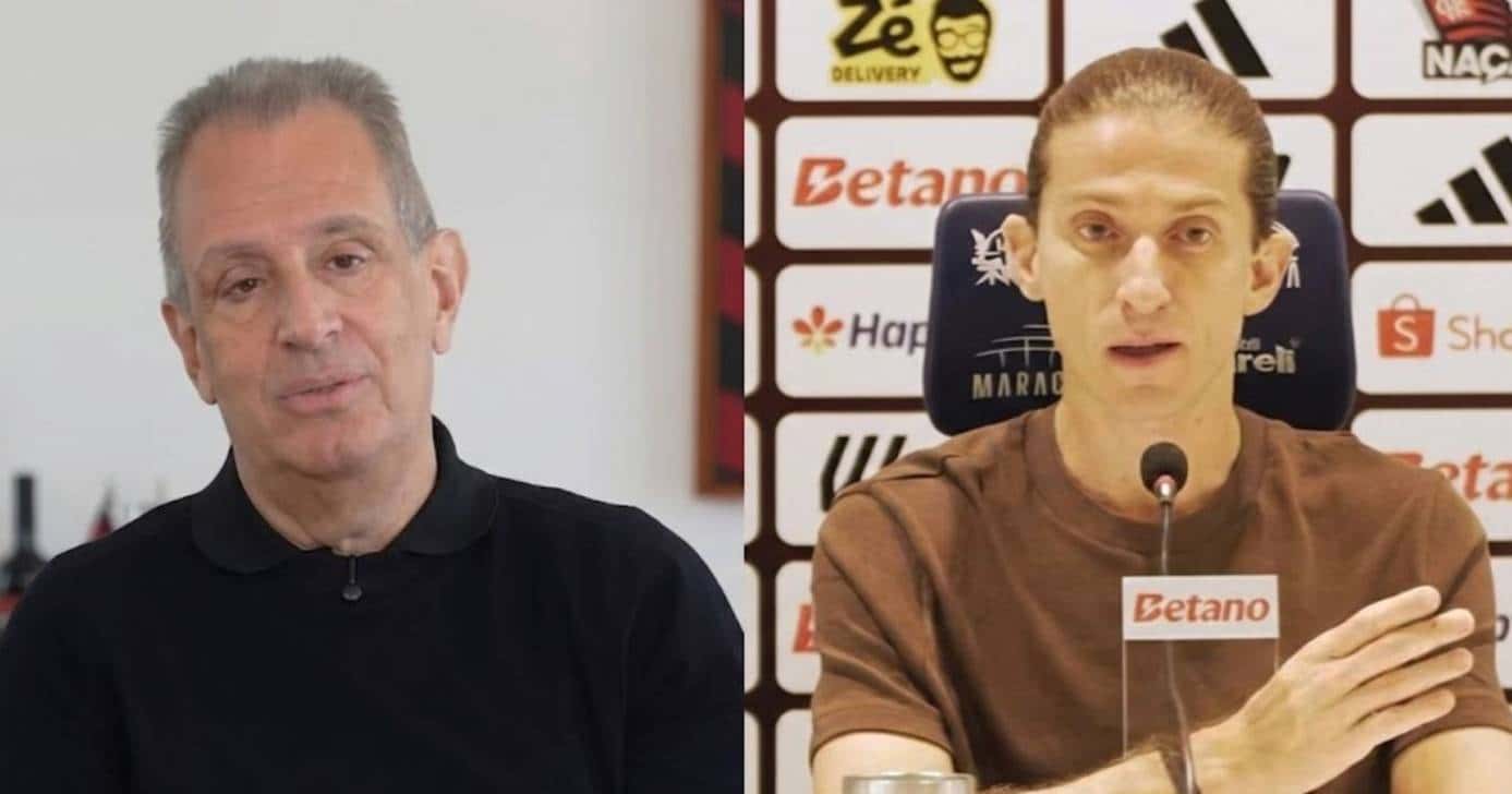 Bap alinha com Filipe Luís e Flamengo autoriza saída de jogadores (Foto: CRF/Montagem/TV Foco)