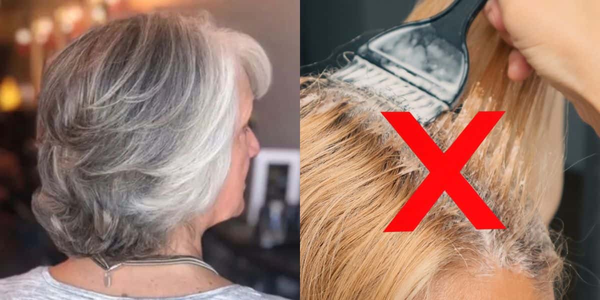 Técnica para esconder o grisalho no restante do cabelo (Reprodução: Montagem TV Foco)