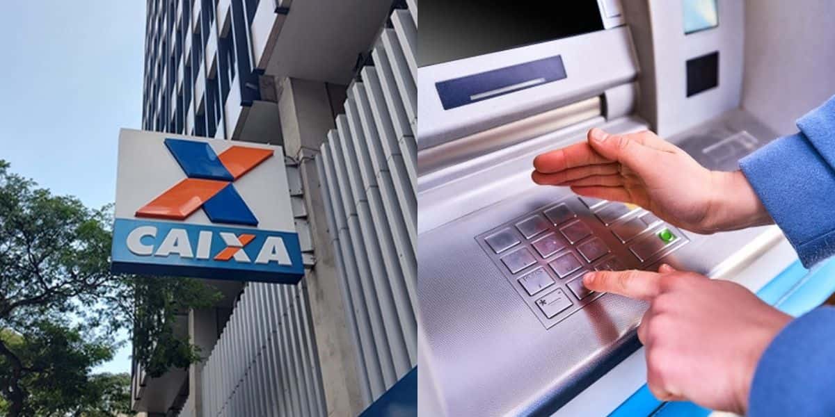 Alerta aos clientes que fazem saques na Caixa (Reprodução: Montagem TV Foco)