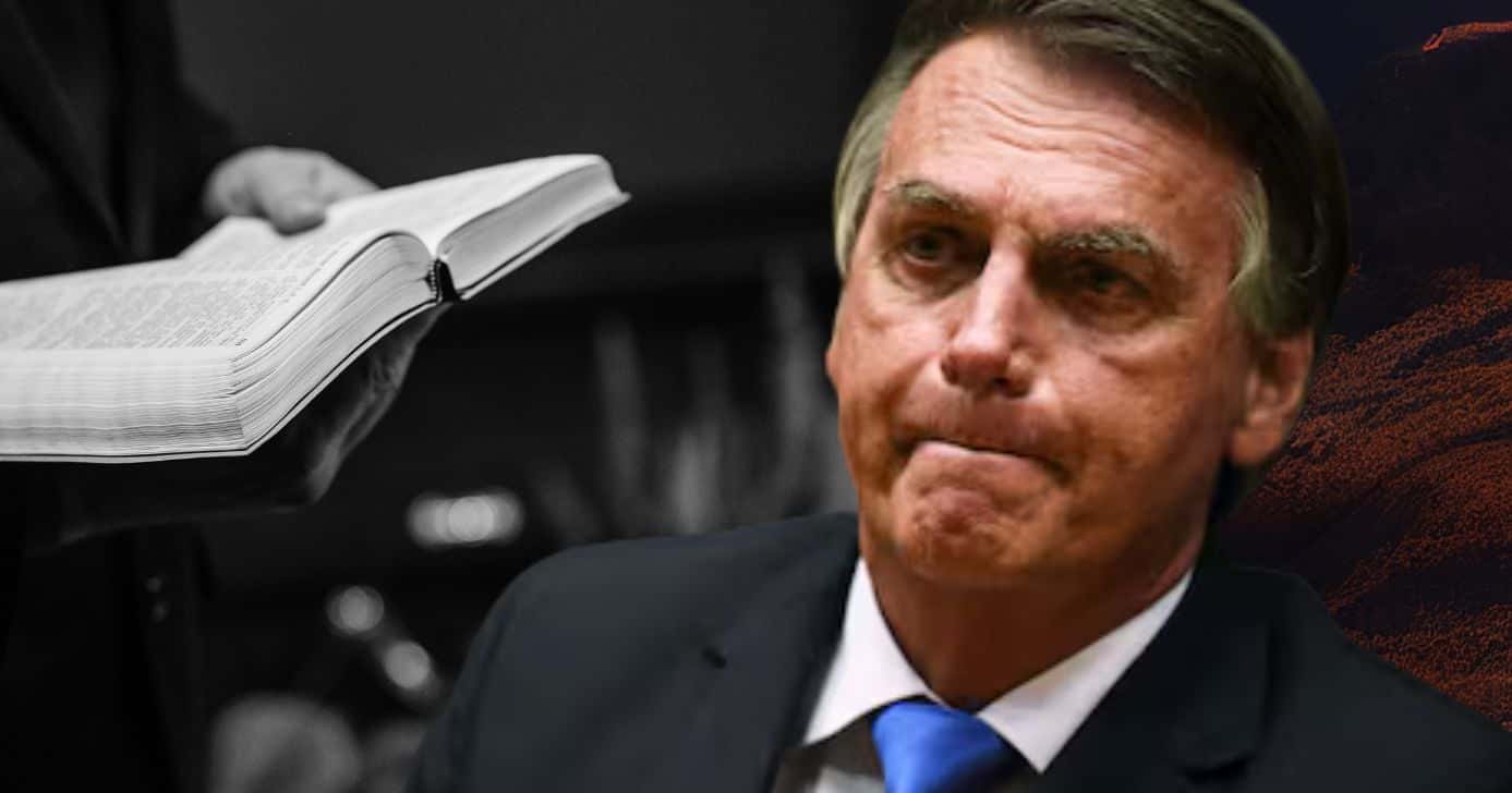 Ilustração de mentor espiritual de Bolsonaro (Foto: Reprodução / Canva / AFP)