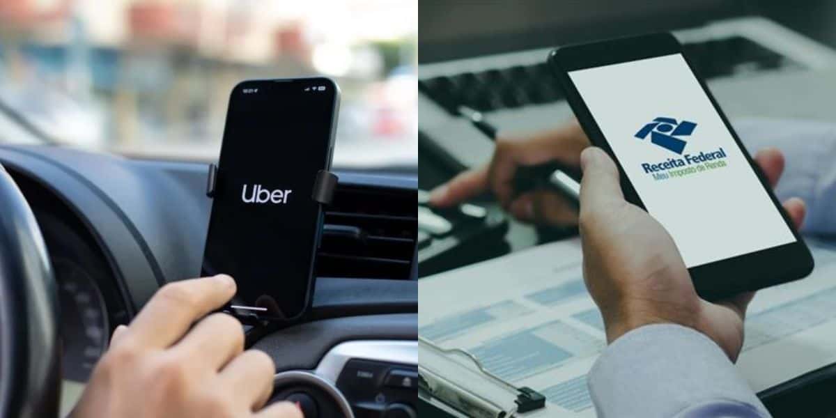 Veja se motoristas da Uber pagam menos no Imposto de Renda (Reprodução: Montagem TV Foco)