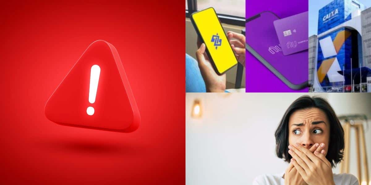 Informe para quem tem conta aberto no Nubank, Caixa e BB hoje (Reprodução: Montagem TV Foco)