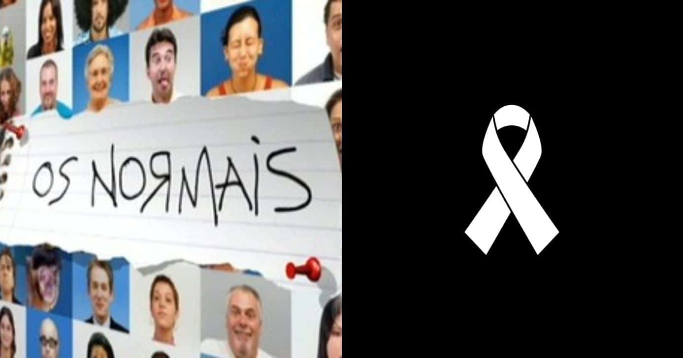 Luto: Elenco de Os Normais (Foto: Reprodução/ Internet)