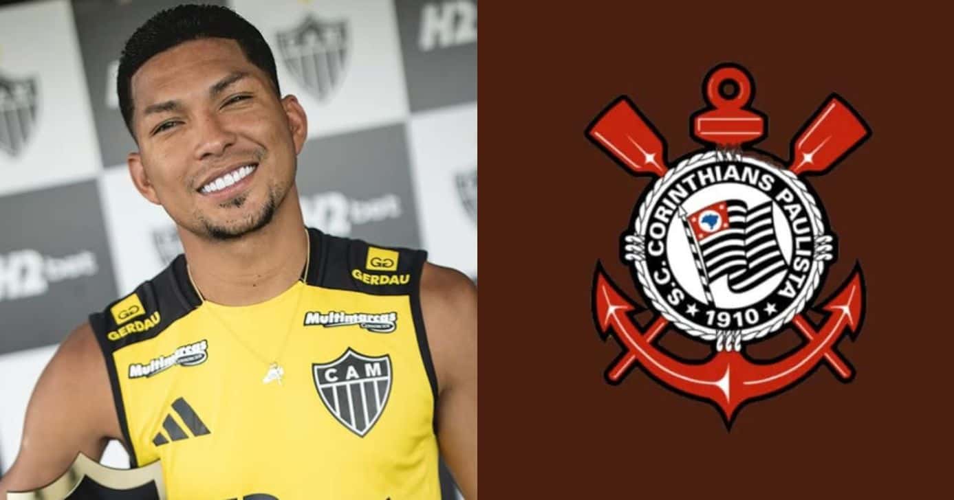 Rony em contratação armada no Corinthians - Montagem/Instagram